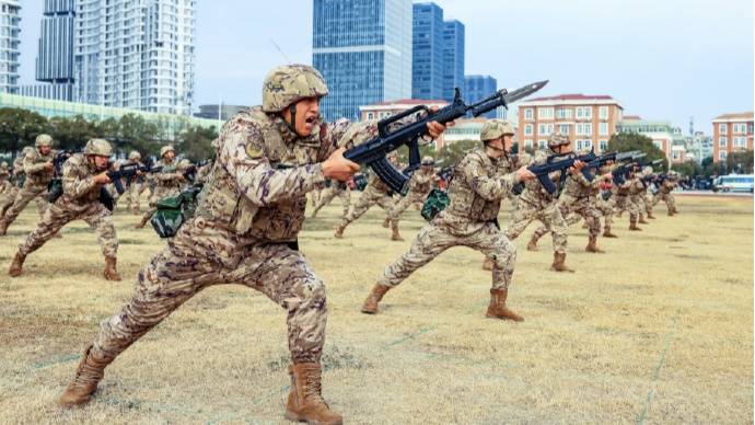 練！練！練！直擊武警官兵新年度軍事訓練